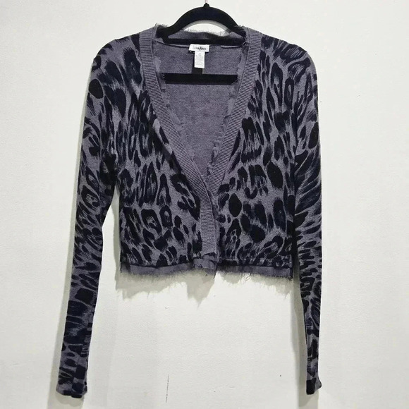 Neiman Marcus Silk Trim Cardigan Sweater - Picture 1 of 5